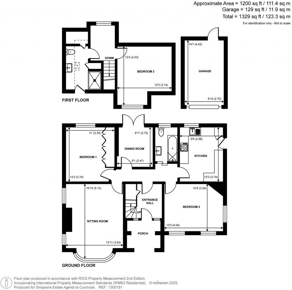 Floorplans For Roseacre Gardens, Chilworth, Guildford