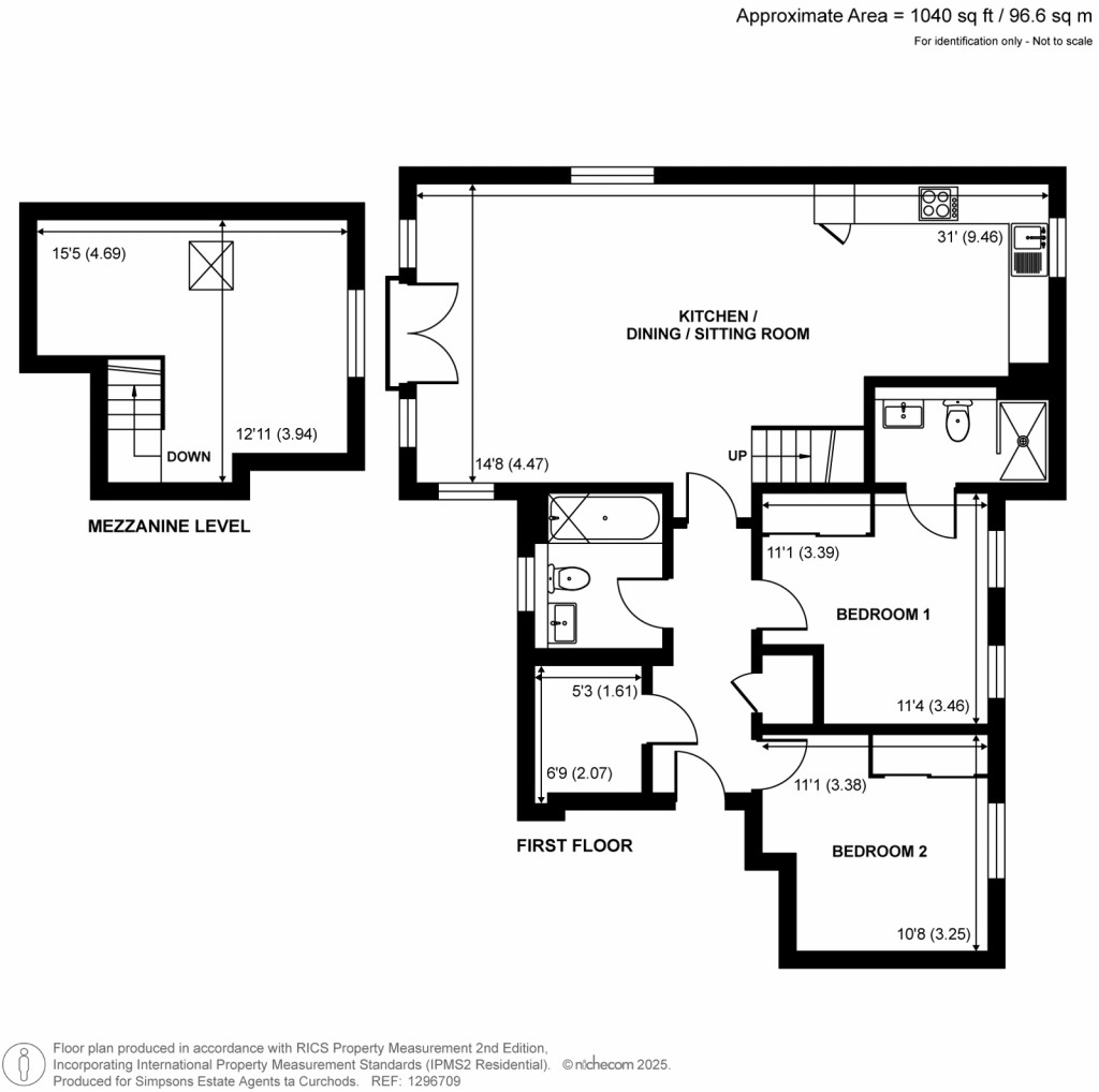 Floorplans For London Road, Guildford, Surrey