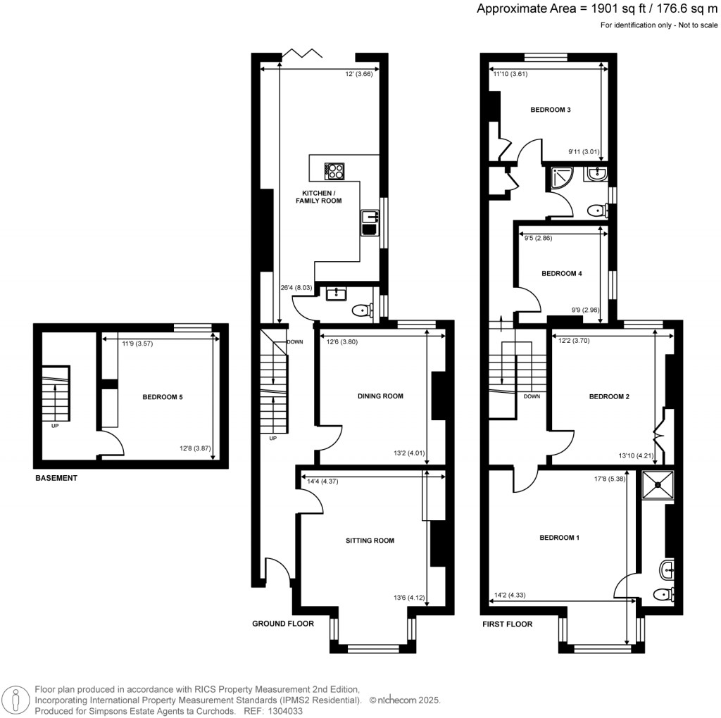 Floorplans For Stoke Road, Guildford, Surrey