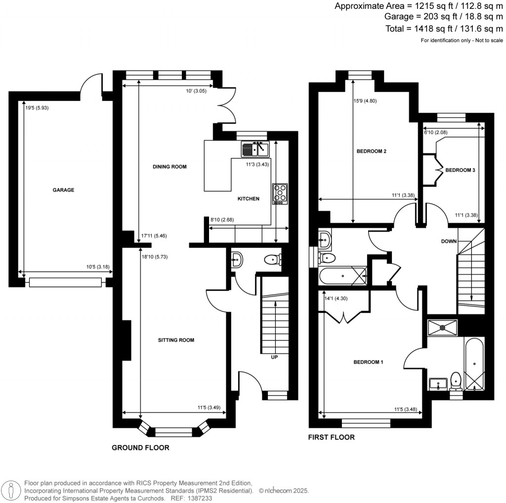 Floorplans For Forster Road, Guildford, Surrey
