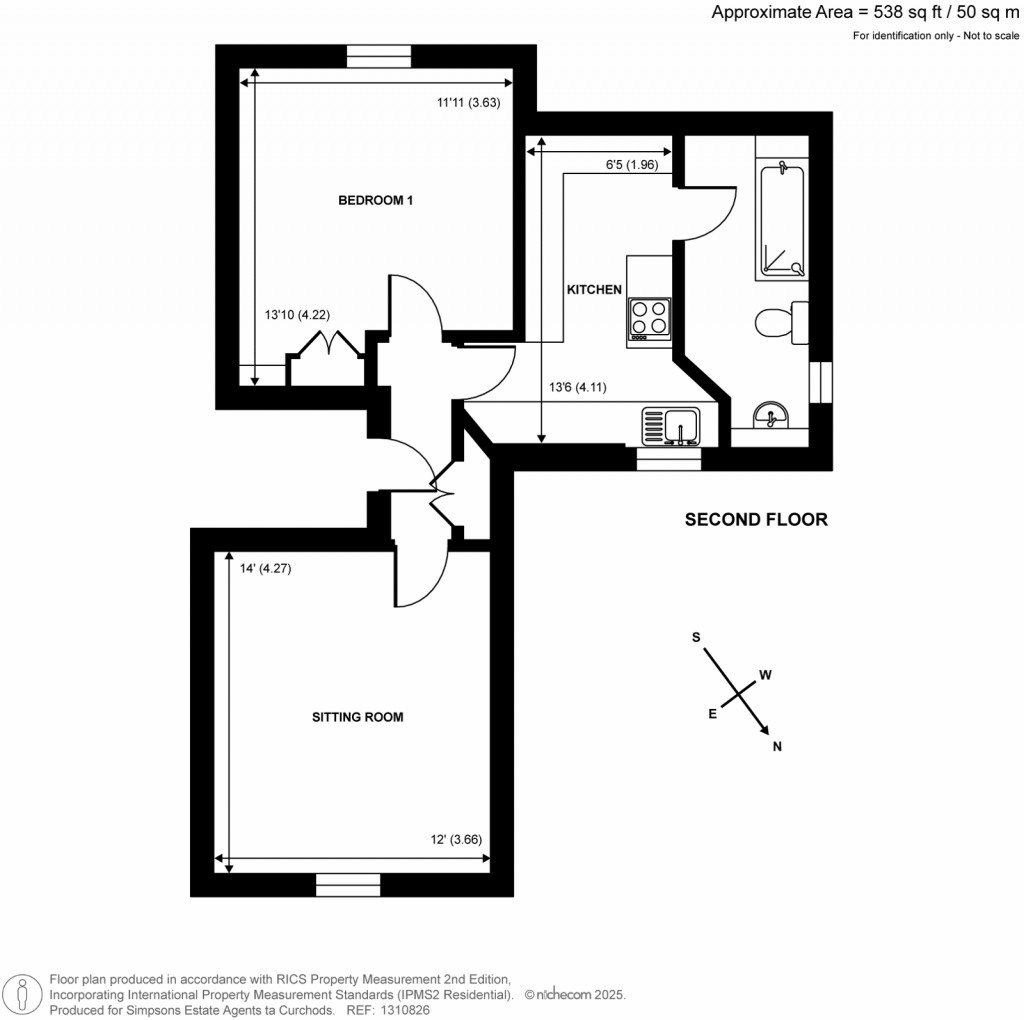 Floorplans For Baillie Road, Guildford, Surrey