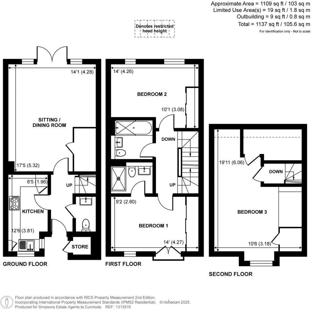 Floorplans For Epsom Road, Guildford, Surrey