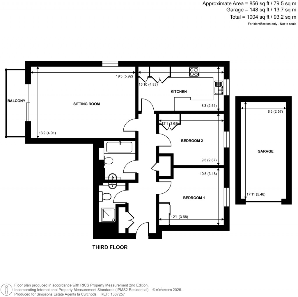 Floorplans For Rookwood Court, Guildford, Surrey