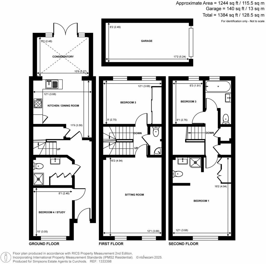 Floorplans For St. Marys Way, Guildford, Surrey