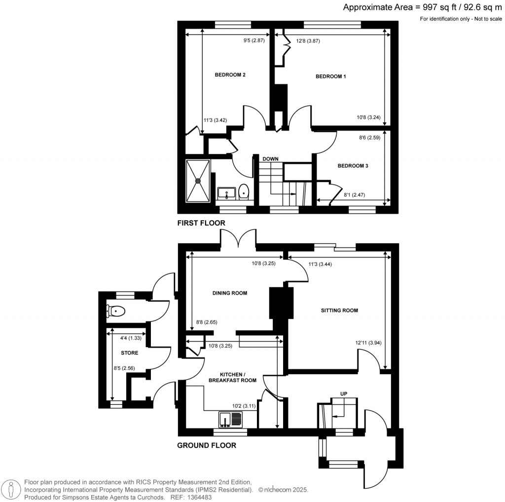 Floorplans For Bushy Hill Drive, Merrow, Guildford, Surrey