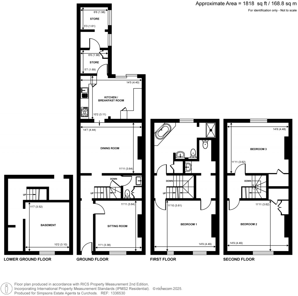 Floorplans For Nightingale Road, Guildford, Surrey