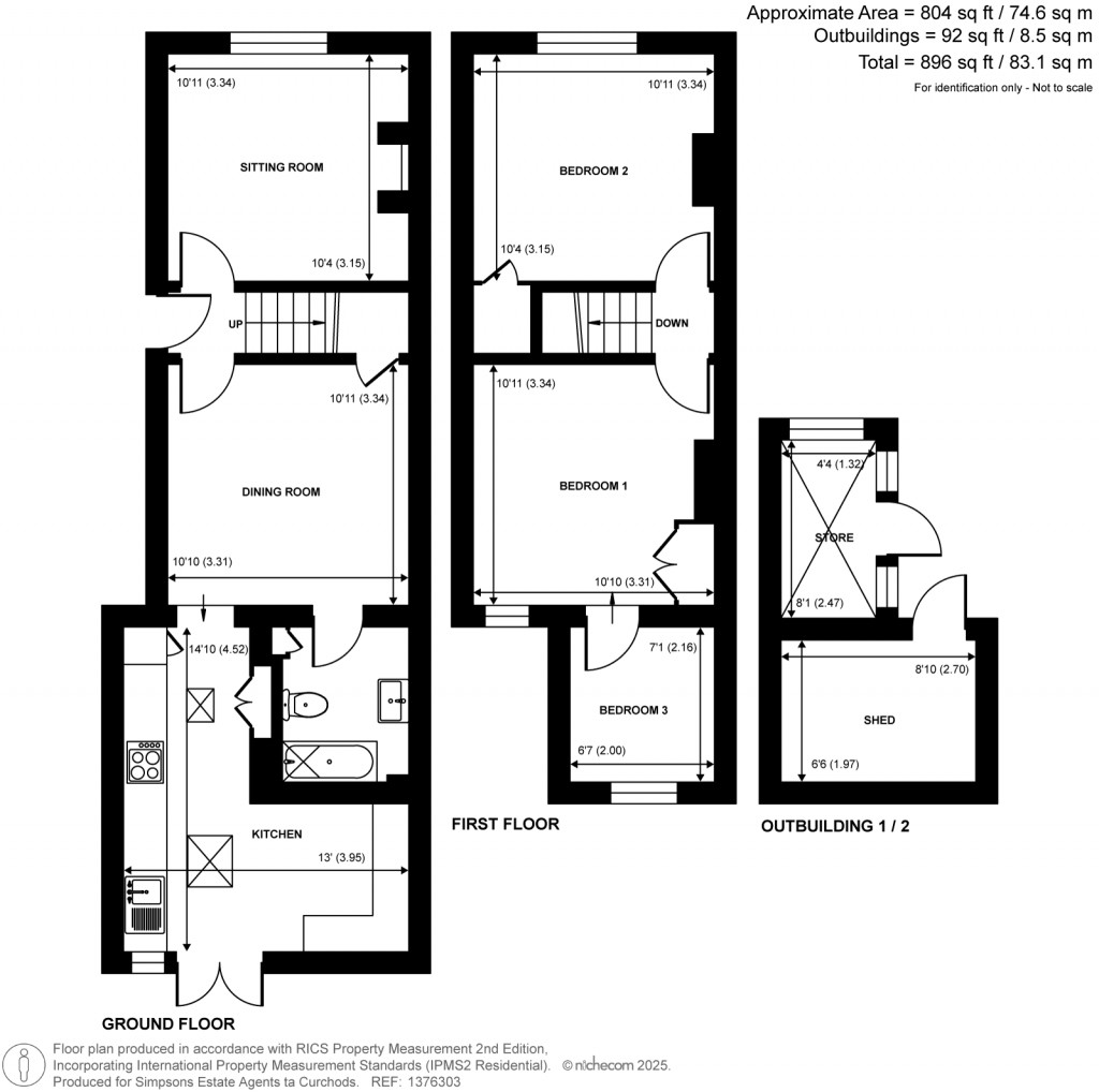 Floorplans For Weyside Road, Guildford, Surrey