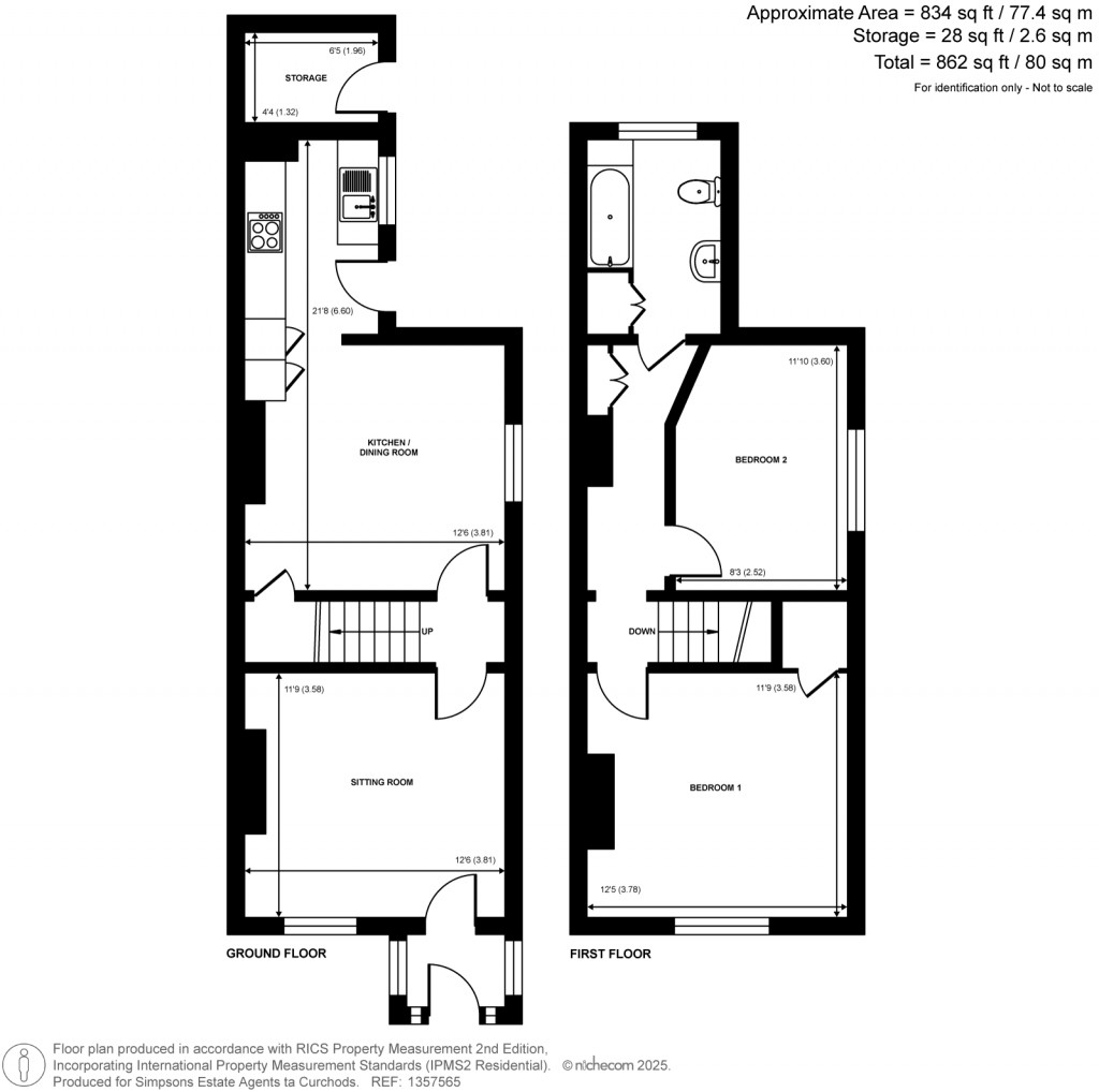 Floorplans For Queens Road, Guildford, Surrey