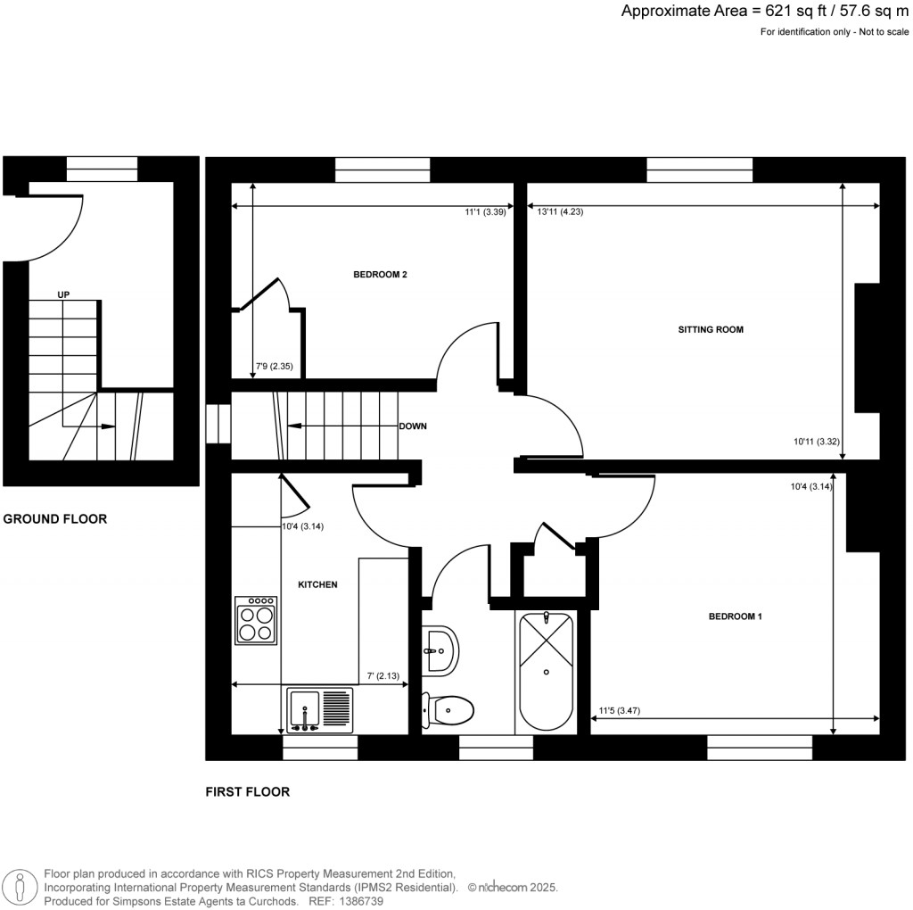 Floorplans For Hillcrest Road, Guildford, Surrey