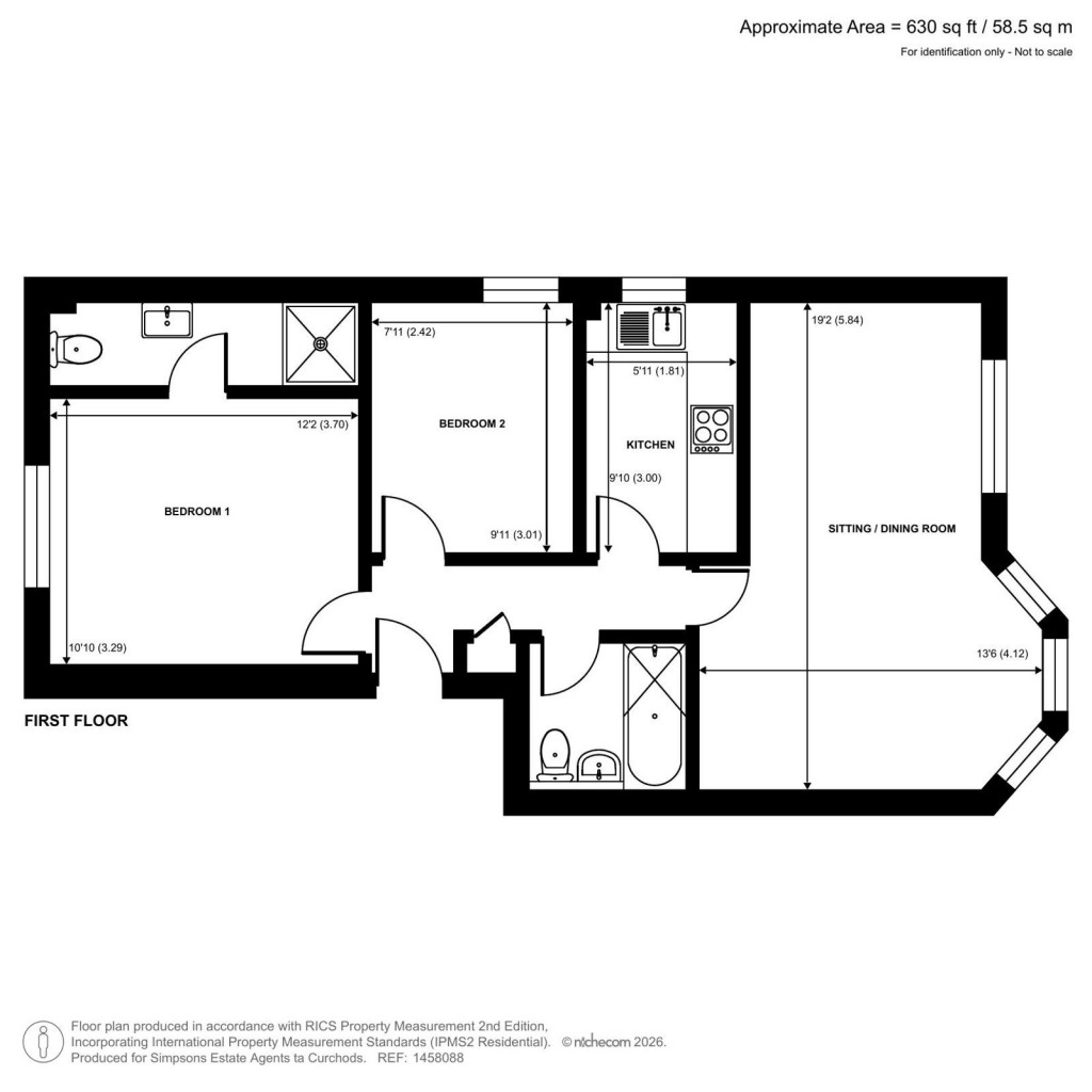 Floorplans For Nightingale Road, Guildford, Surrey