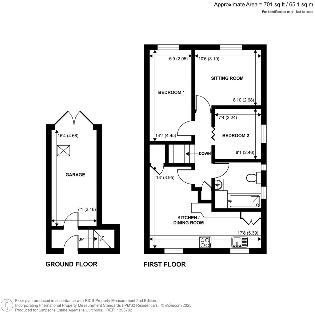 Floorplans For Grange Road, Guildford, Surrey