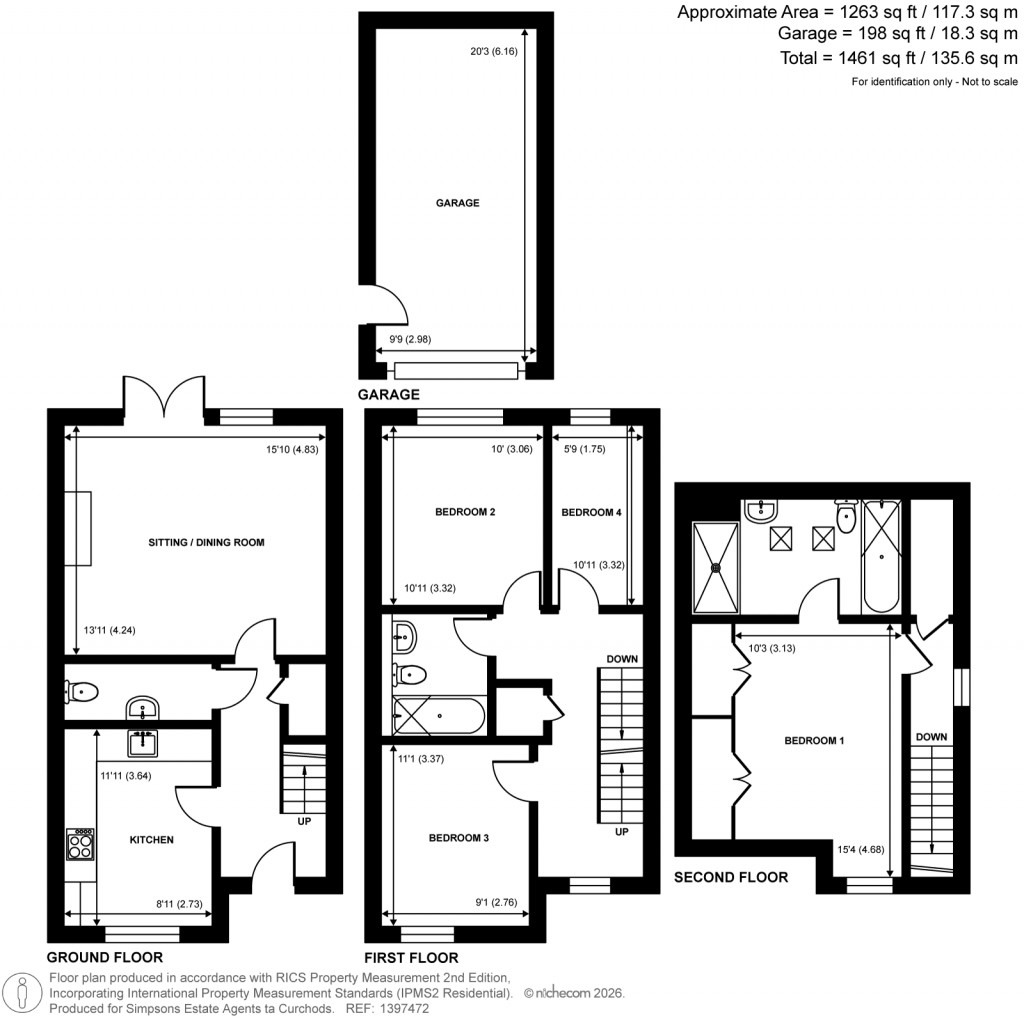 Floorplans For Hammersley Drive, Ash, Surrey