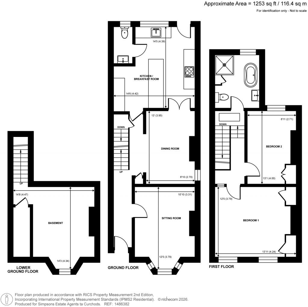 Floorplans For Markenfield Road, Guildford, Surrey