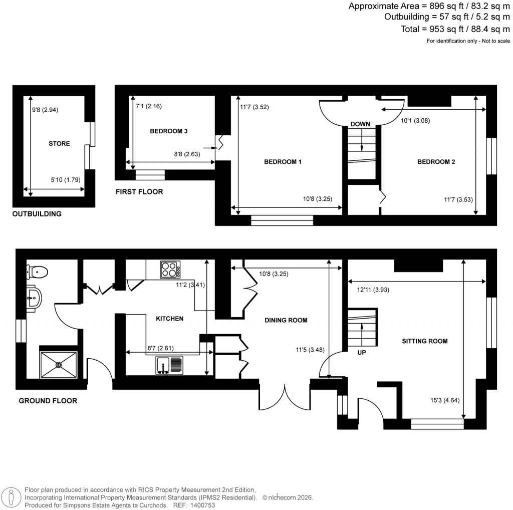 Floorplans For Elm Hill, Normandy, Guildford, Surrey