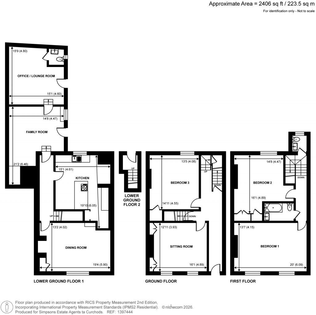 Floorplans For Tannery Lane, Bramley, Surrey