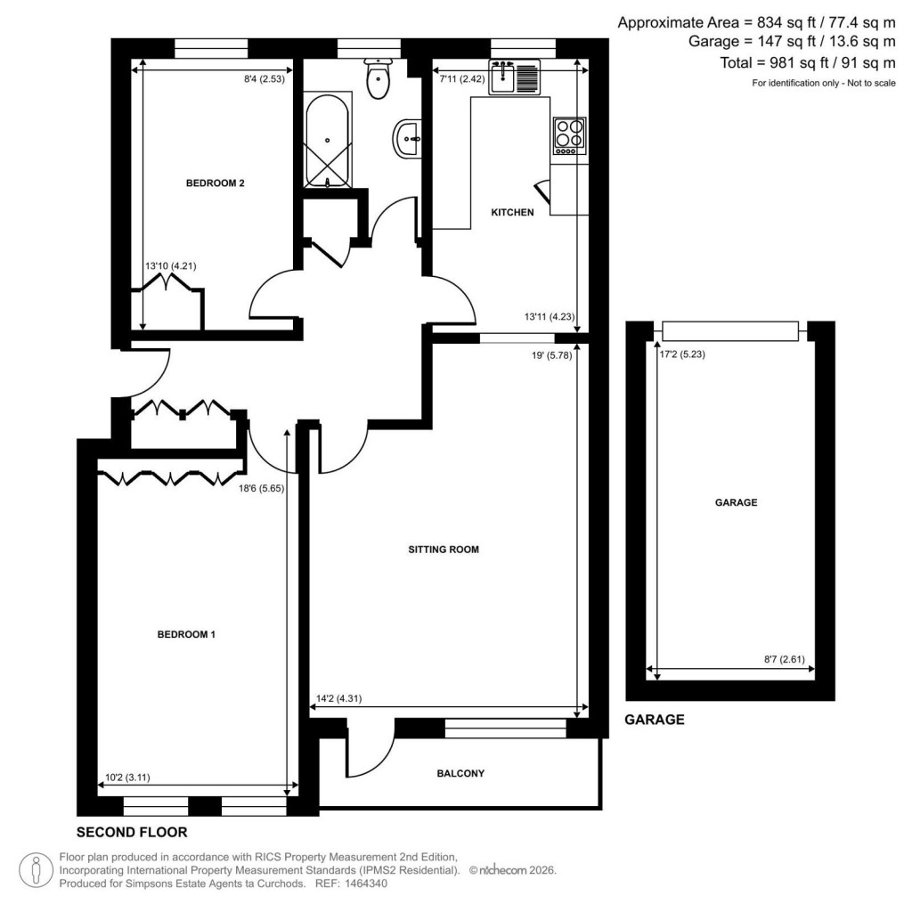 Floorplans For Easington Place, Guildford, Surrey