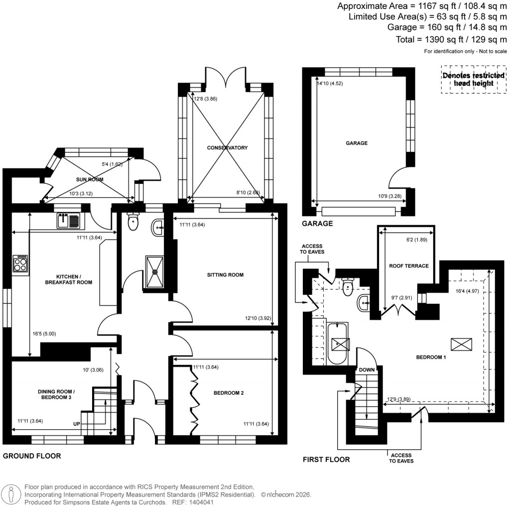 Floorplans For Culls Road, Normandy, Surrey