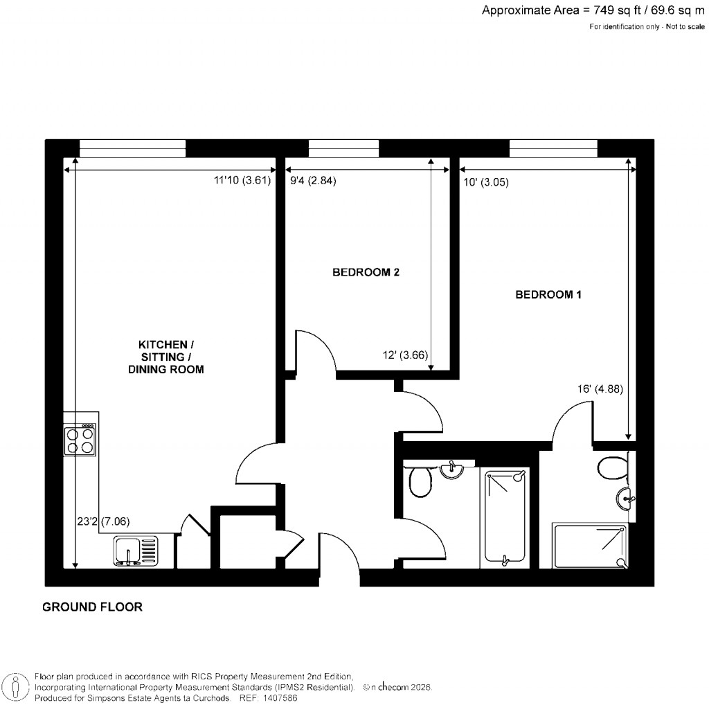 Floorplans For Guildford, Surrey
