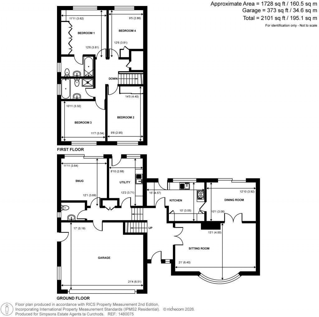 Floorplans For Westward Ho, Guildford, Surrey