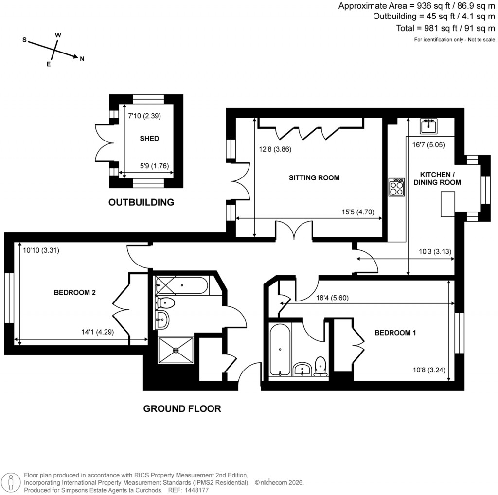 Floorplans For Epsom Road, Guildford, Surrey