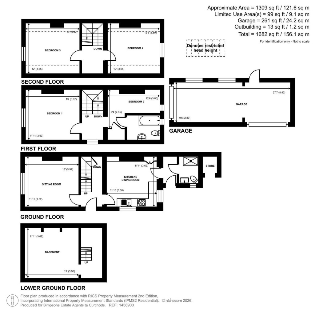 Floorplans For Nightingale Road, Guildford, Surrey