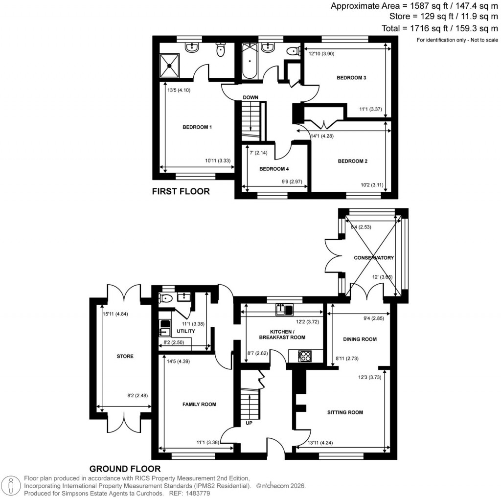 Floorplans For Palm Grove, Guildford, Surrey