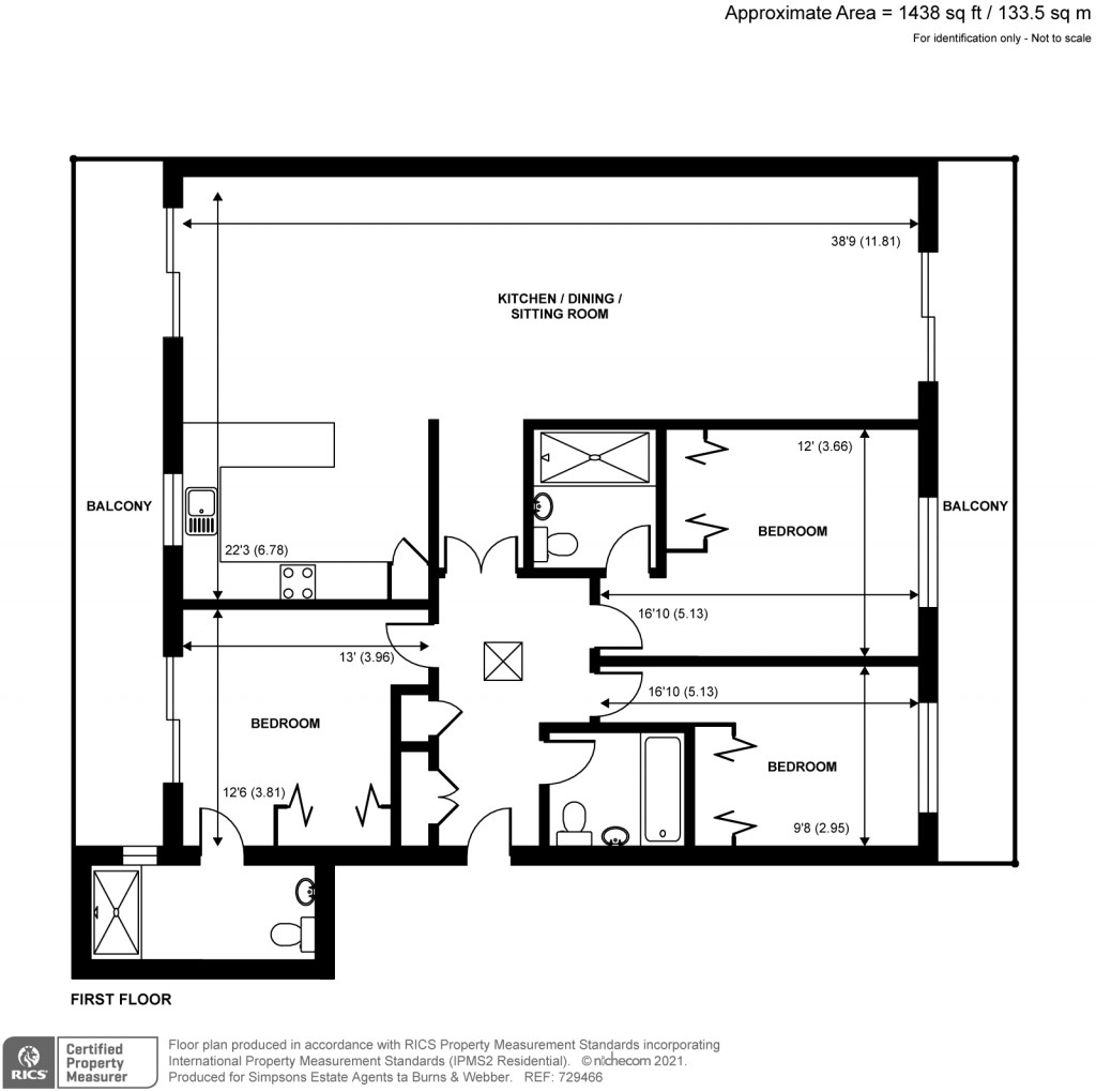 Floorplans For Epsom Road, Guildford, Surrey