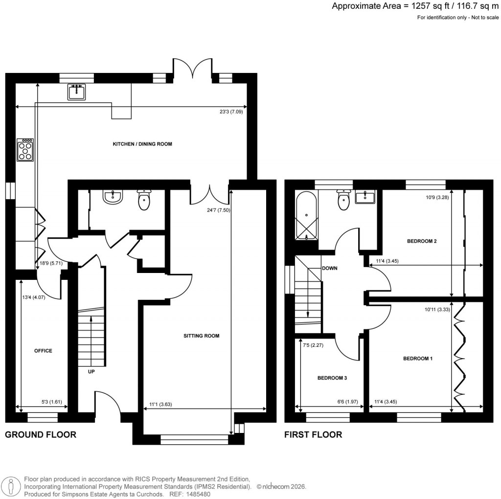 Floorplans For Fairlands, Guildford, Surrey