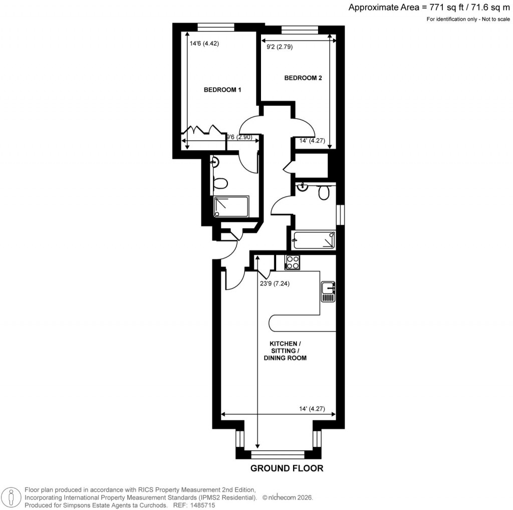 Floorplans For Epsom Road, Guildford, Surrey
