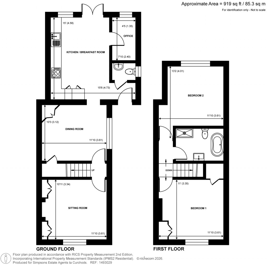 Floorplans For Shalford, Guildford, Surrey