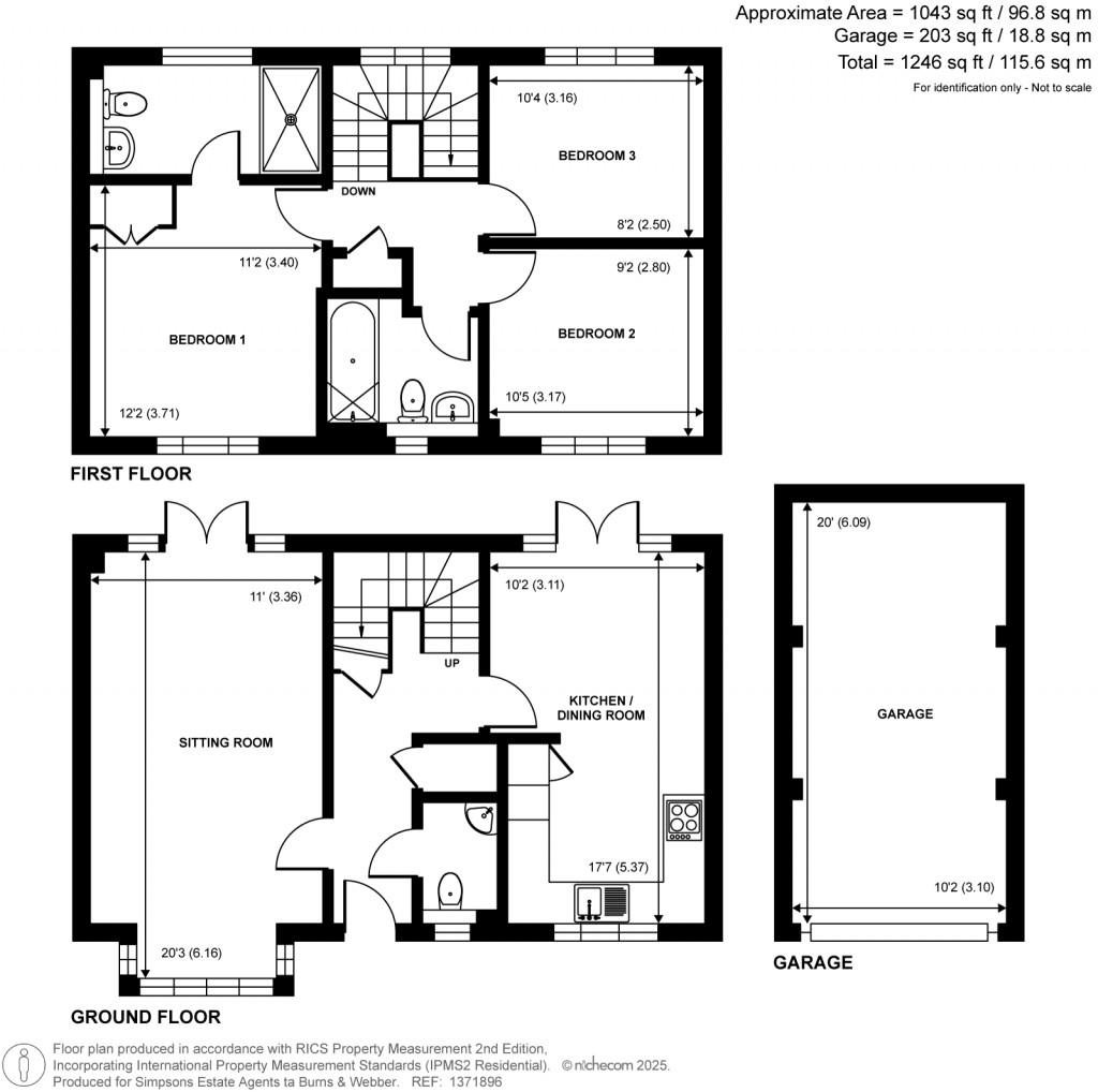 Floorplans For Sycamore Road, Cranleigh, Surrey