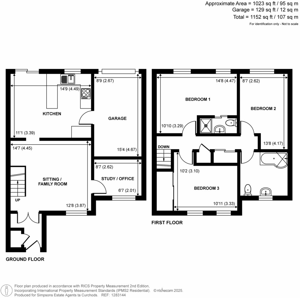 Floorplans For Birchwood Drive, West Byfleet, Surrey