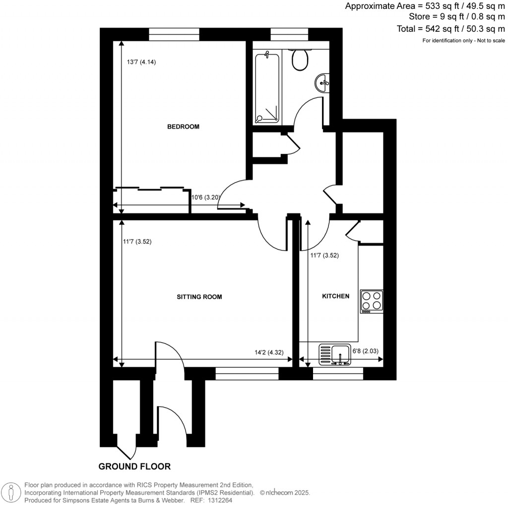 Floorplans For Summers Road, Godalming, Surrey