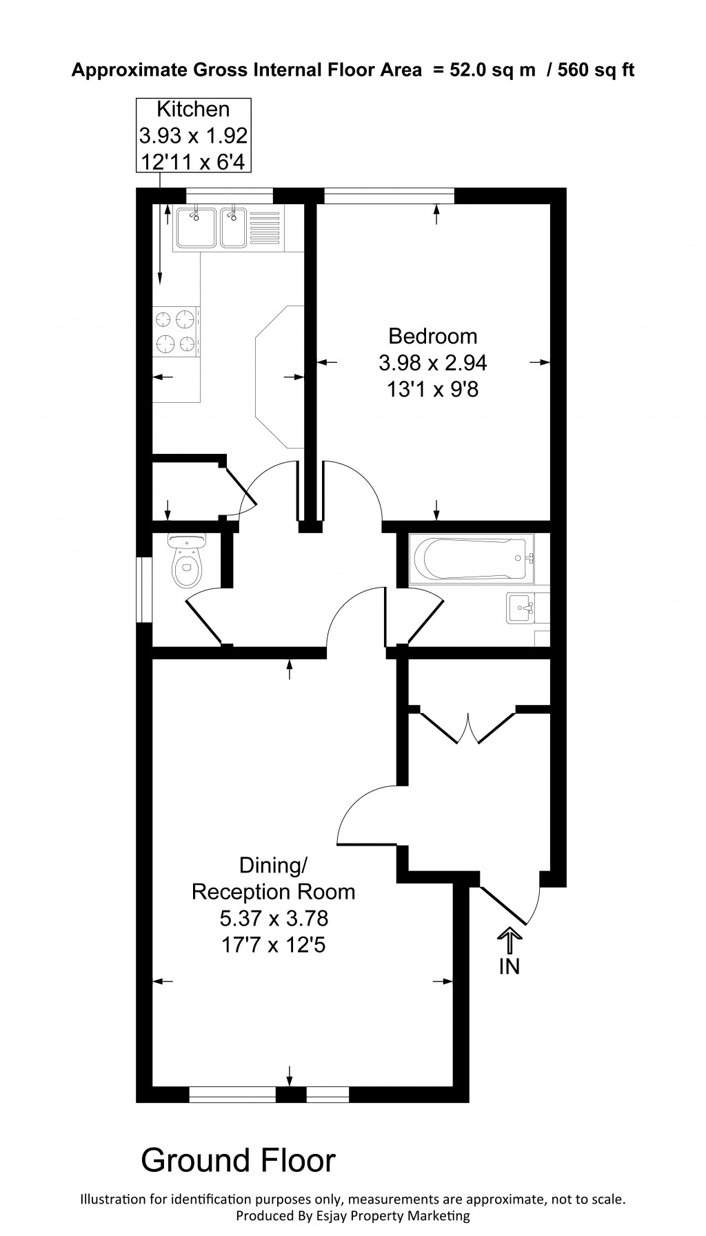 Floorplans For Sandal Road, New Malden, Surrey