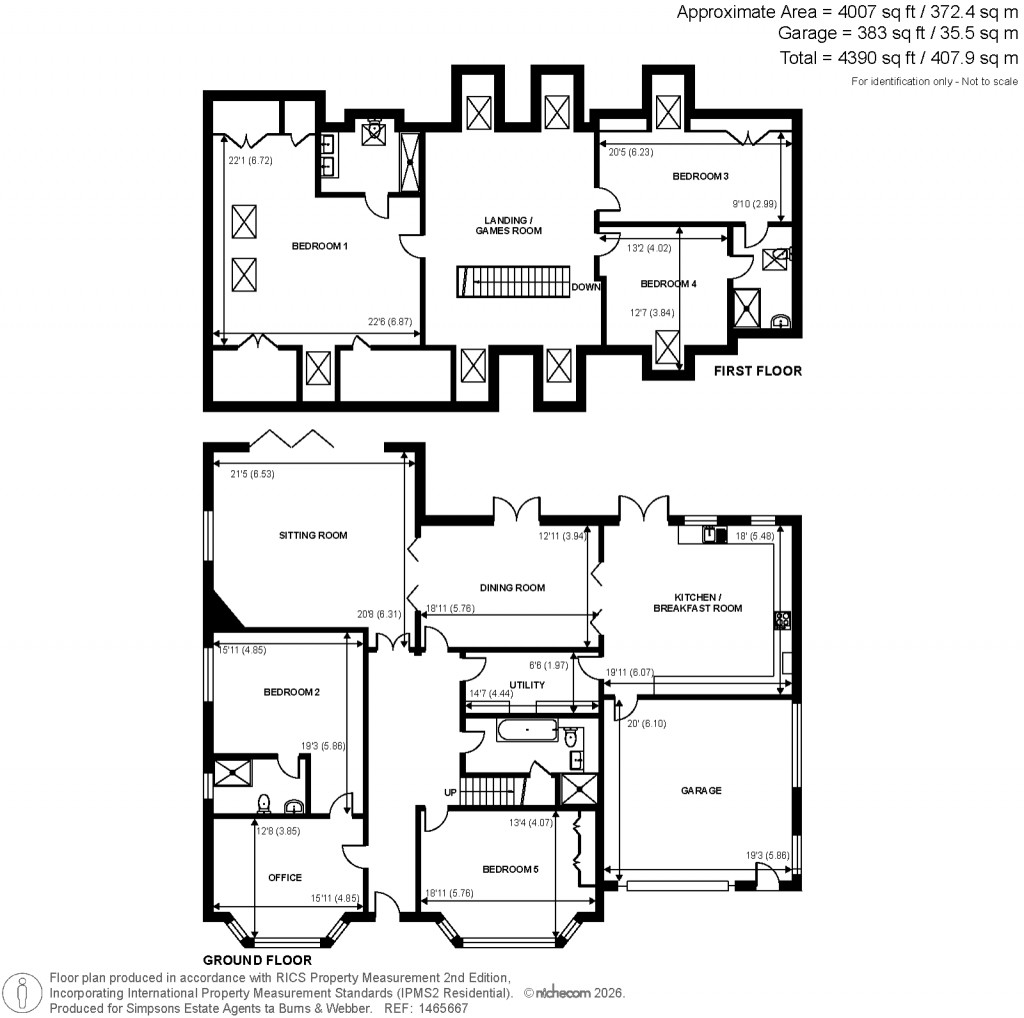 Floorplans For Cranleigh Road, Ewhurst, Surrey