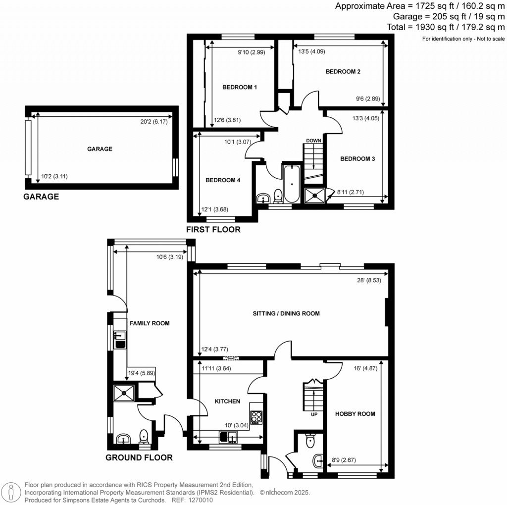 Floorplans For Little Green Lane, Chertsey, KT16