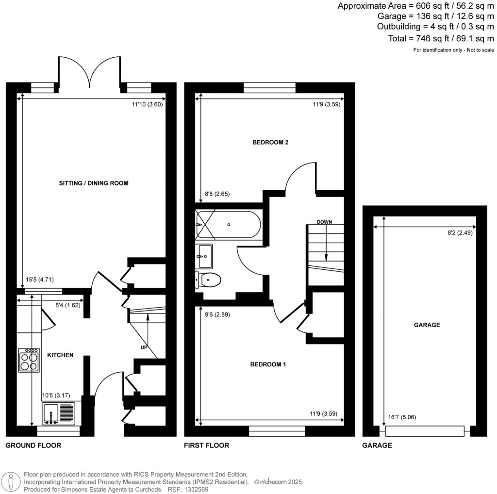 Floorplans For Worplesdon Road, Worplesdon, Surrey