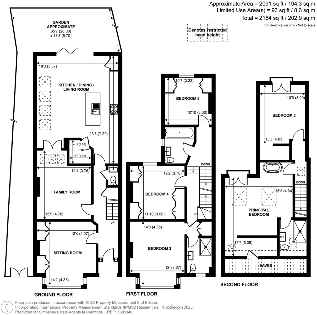 Floorplans For Norbiton Avenue, Kingston Upon Thames, Surrey