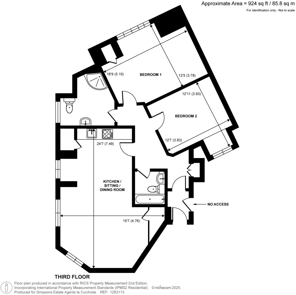 Floorplans For Burlington Road, New Malden