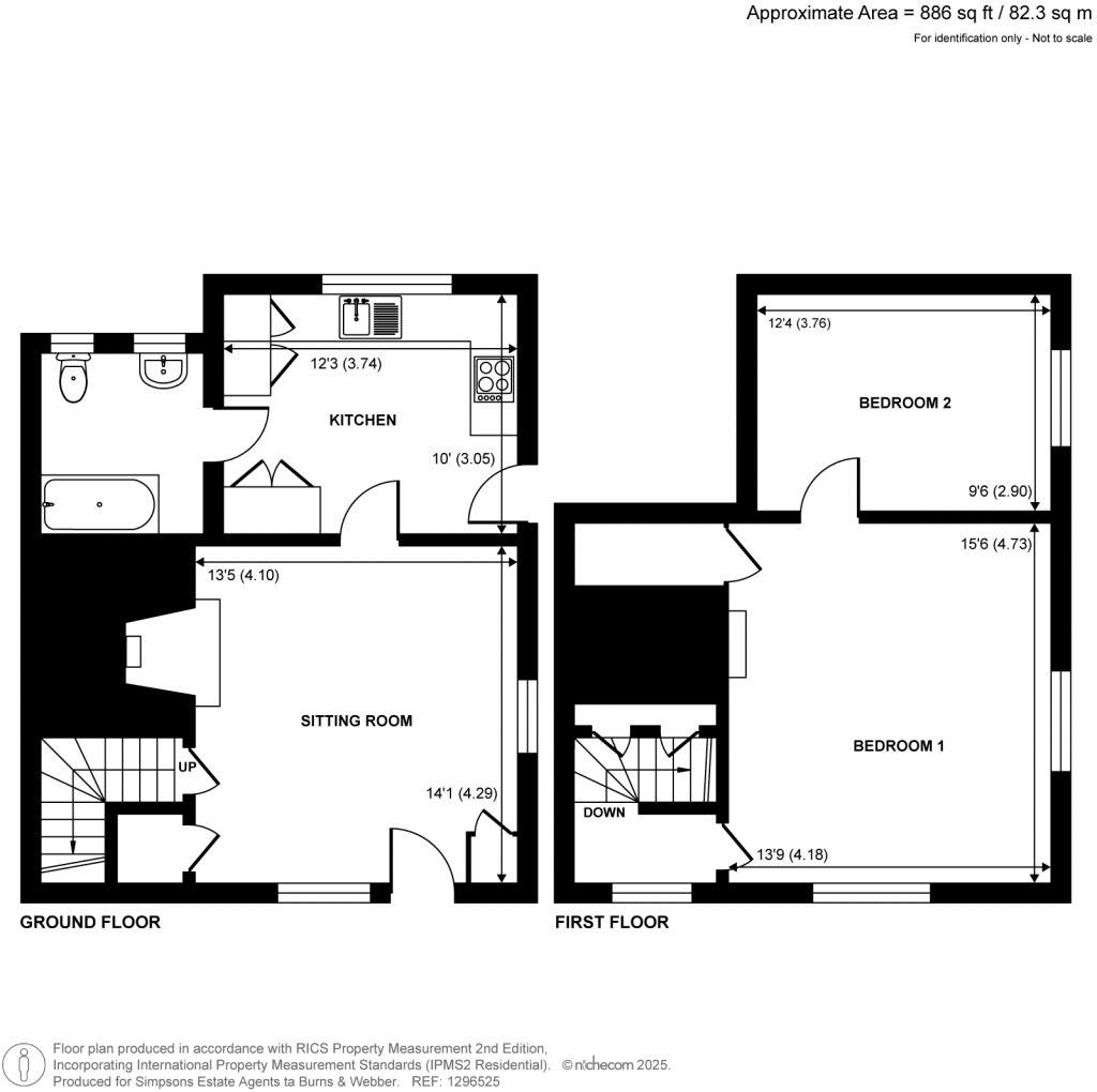Floorplans For Manor Farm Cottages, Seale, GU10