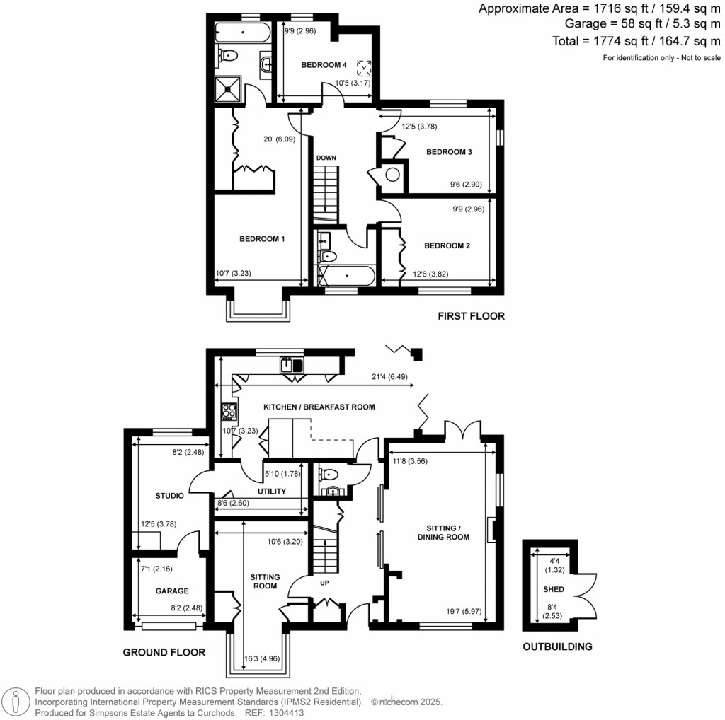 Floorplans For Forster Road, Guildford, Surrey