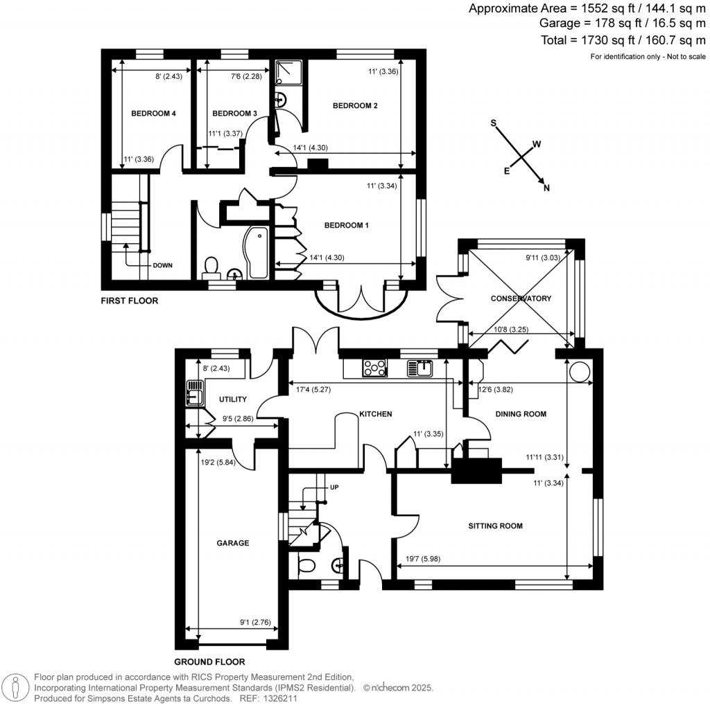 Floorplans For Great Bookham, Leatherhead