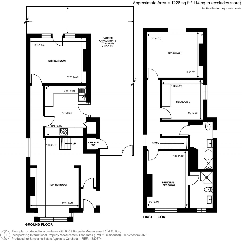 Floorplans For Bockhampton Road, Kingston Upon Thames, Surrey