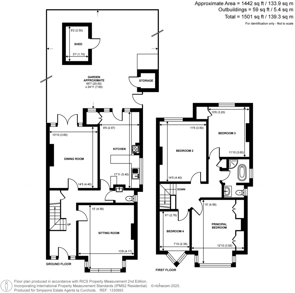 Floorplans For Milner Road, Kingston Upon Thames, Surrey