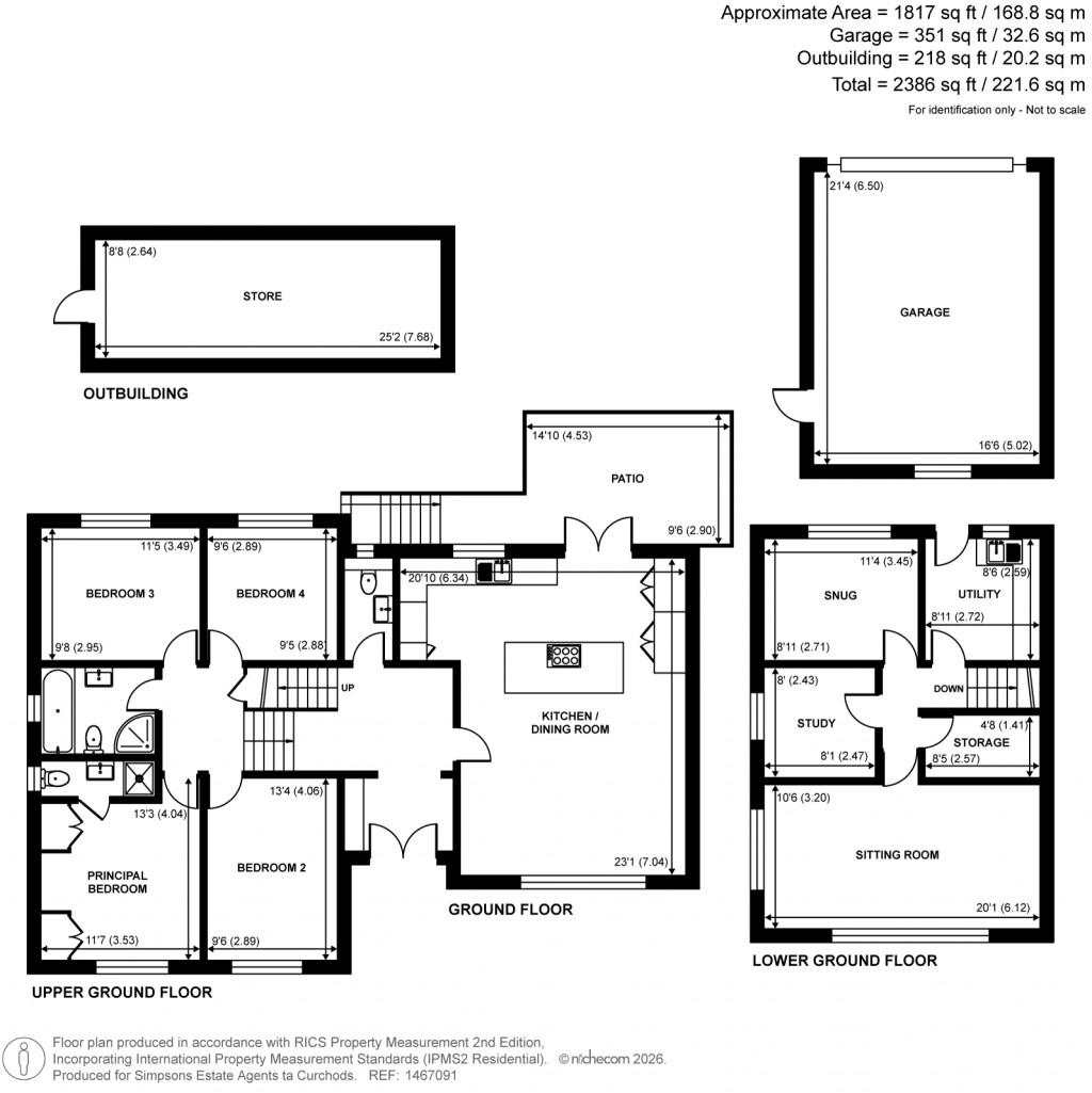 Floorplans For Shere Road, West Horsley, Surrey