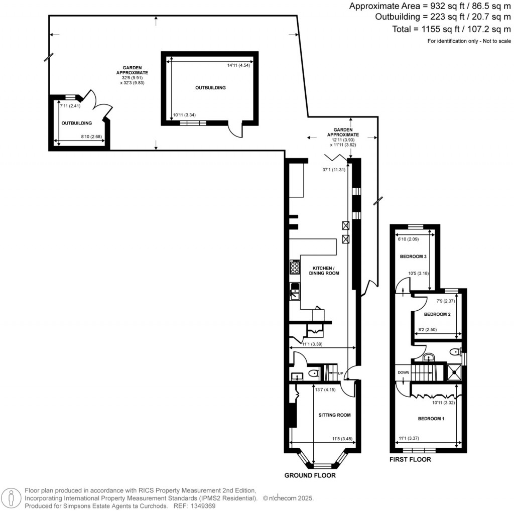 Floorplans For Avenue Road, Kingston Upon Thames, Surrey