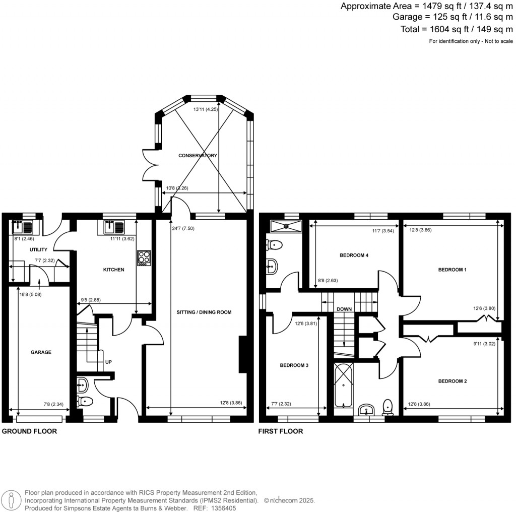 Floorplans For Orchard Gardens, Cranleigh, Surrey