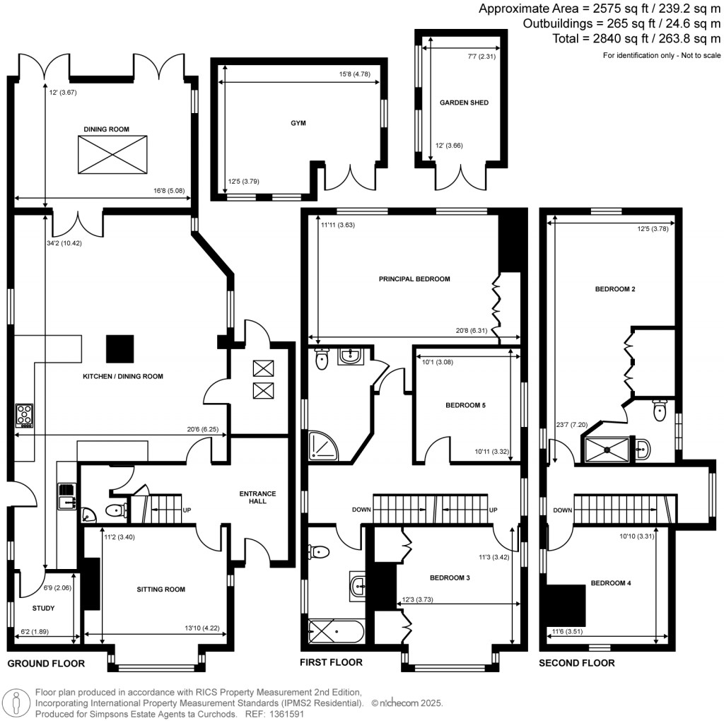 Floorplans For Clarence Road, Walton-On-Thames, Surrey