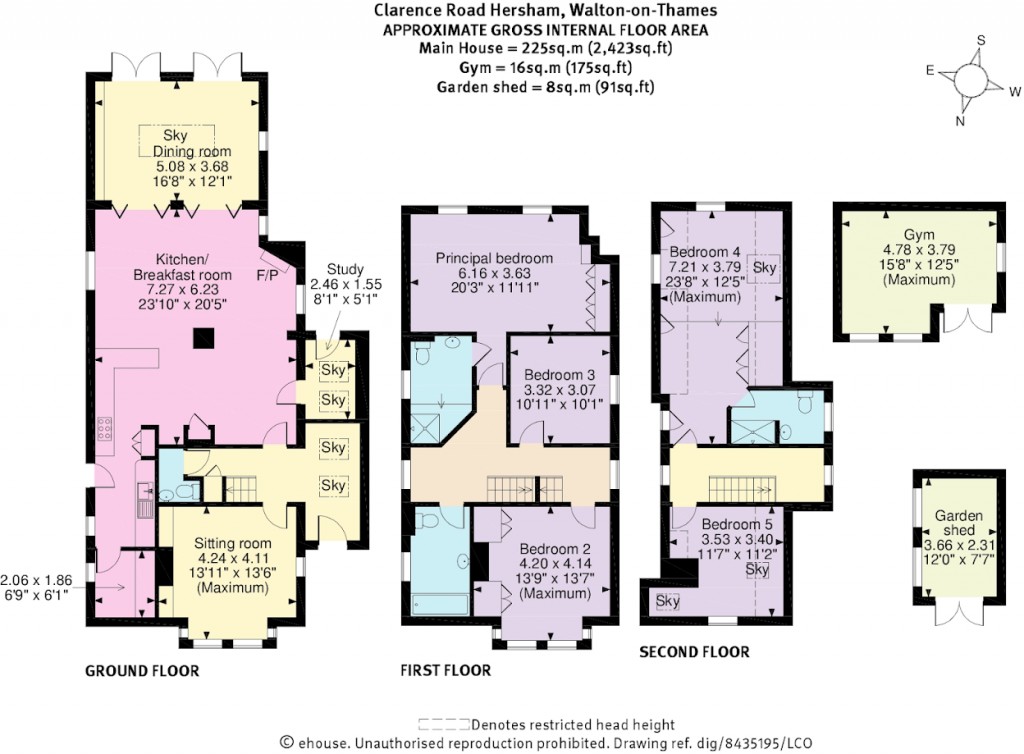 Floorplans For Clarence Road, Walton-On-Thames, Surrey