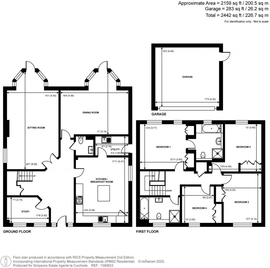 Floorplans For Elmdon Place, Guildford, Surrey